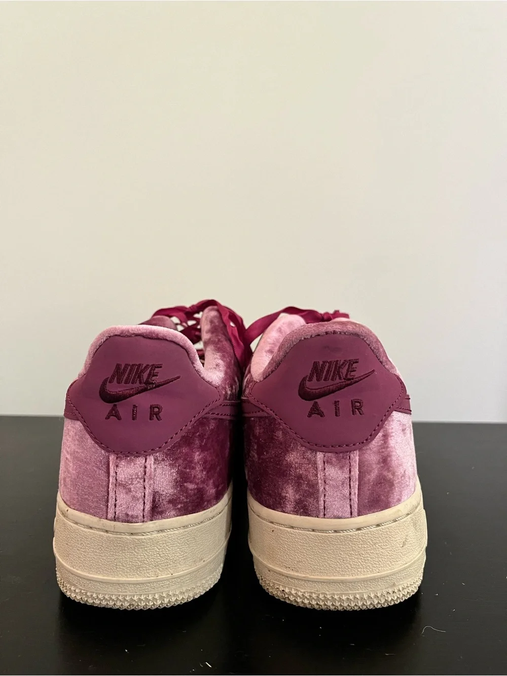 Nike Air Force 1 ‘07 LV8 Crushed Velvet Pink Sneakers Size 7Y (Fits Women’s 8)